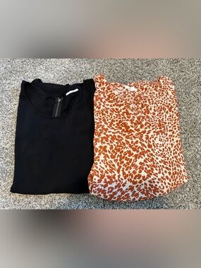 2 Maurices Short Sleeve Dressy Tops 3x